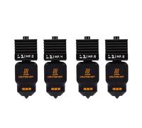 VBESTLIFE Kit de 4 Piezas de Repuesto para Impresora 3D Lab H2D H2S H2C A1 A1 Mini, Boquilla de Acero Endurecido de 0,4 Mm, 0,6 Mm, 0,8 con Fundas de Silicona