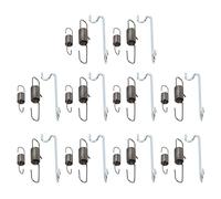 VBESTLIFE Kit de Aleación de Resorte de Retorno del Acelerador, Juego de Varilla Reguladora para Sellado de Tanque de, 10 Juegos, para Usuarios de Generadores de Gasolina/diésel