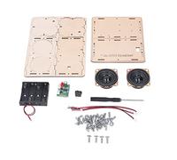 VBESTLIFE Kit de Altavoz con Bluetooth, Sonido Envolvente Estéreo, Equipo de Altavoz de Madera Compuesta No Tóxica para Pupila