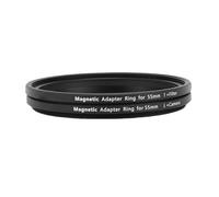 VBESTLIFE Kit de Anillo Adaptador de Filtro de Lente Magnético de 55 Mm, Convierte el Filtro de Rosca de Tornillo de 50 Mm en Metal Liviano