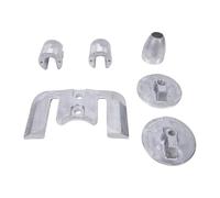 VBESTLIFE Kit de ánodo de Aluminio para Unidades Mercruiser Bravo 3, Repuesto para Kit de ánodo de Barco Marino 888761Q02 con Protección contra la Corrosión, Compatible con Dentrofuerabordas 2004 y