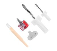 VBESTLIFE Kit de Herramientas de Reparación de Destornilladores para Máquina de Coser, Juego de 5 uds., Plástico Duradero, Metal, Accesorios de Reparación de Máquinas de Coser para el Hogar,