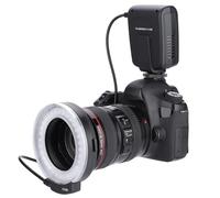 Vbestlife Kit de iluminación de Relleno FC-100 5000K Kit de iluminación de fotografía con Anillo de Brillo de 7 Niveles para Requiere 4 baterías AA (no Incluidas)