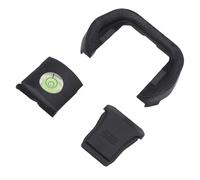 VBESTLIFE Kit de Nivel de Cubierta de Zapata de Cámaras Eyecup, Ojo de Silicona Suave con Nivel de Espíritu de Burbujas para Cámaras R5 R6