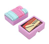 VBESTLIFE Kit de Pasadores de Bloqueo de Punto, Eficiente Juego de Peine de Ganchillo de Acero Inoxidable para Suéteres, Bufandas, Chales, 20 Piezas para Tejedores, Rosado y Azul