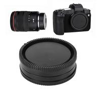 VBESTLIFE Kit de Tapa de Lente Trasera para Cámara NEX, Juego de Cubierta Protectora contra el Polvo 2 en 1 con Diseño Universal de 3 Muescas para Lentes E 16-50 Mm, 18-55 Mm, 55-210 Mm