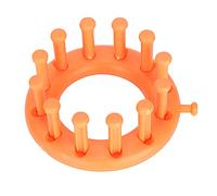 VBESTLIFE Kit de Telar Redondo para Niños, Sombrero de Lana Pequeño de Plástico, Máquina de Tejer, Aguja de Ganchillo