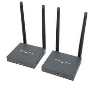 VBESTLIFE Kit Extensor de Interfaz Multimedia HD 1080P Inalámbrico 200m de Alcance para TV, Transmisión de Señal Estable con Control Remoto IR (Enchufe de la UE)