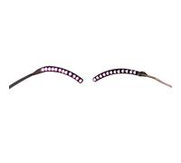 VBESTLIFE Lámpara de Pestañas con Tira de Maquillaje Brillante, Luz LED Elegante para Pestañas Postizas para Barras de Actuaciones de Eventos, Batería CR2032 (Rosáceo)