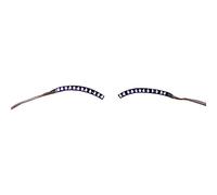 VBESTLIFE Lámpara de Pestañas con Tira de Maquillaje Brillante, Luz LED Elegante para Pestañas Postizas para Barras de Actuaciones de Eventos, Batería CR2032 (PURPLE)