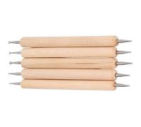 VBESTLIFE Lápiz Punteador de Doble Extremo, Bolígrafos para Hendiduras de Acero Inoxidable de para Grabado de Pintura, 5 uds. para Artesanos