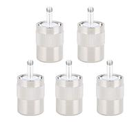 VBESTLIFE Latón Niquelado UHF PL-259 Conector coaxial de Soldadura de Enchufe Macho para 50 ohmios RG8/RG214/RG213 9913/LMR400 Coaxial (5PCS)