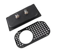 VBESTLIFE Lavadora de Vasos de Acero Inoxidable, Lavado a Alta Presión sin Esfuerzo con Drenaje para Bar y Cocina (BLACK)