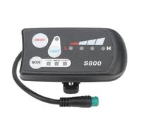 VBESTLIFE LCD Display Meter, Bicicleta El¨¦ctrica Bike Display Scooter S800 LED Display Meter con Conector Impermeable 36V 48V Universal