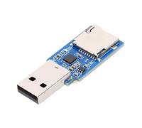 VBESTLIFE Lector de Tarjetas Inteligentes USB 2.0 con Ranura para