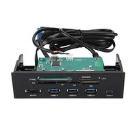 Vbestlife Lector Interno de Tarjetas USB 3.0 6 Ranuras Compatible con Tarjetas M2, MSO, SD, MS, XD, 64G CF con Indicador LED