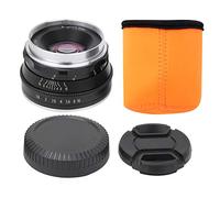 VBESTLIFE Lente de cámara sin Espejo con Revestimiento Multicapa de 25 mm F1.8, Montura EF-M/EOSM, para Canon M2 / M3 / M5 / M6 / M10 / M100 / M50, Duradero Todo Metal y Vidrio óptico(Negro)