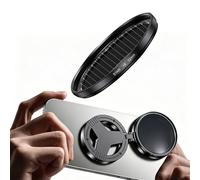 VBESTLIFE Lente de Filtro Magnético para Teléfono 2 en 1, Filtros Polarizados/Estrella CPL de 52 Mm, Reducción de Deslumbramiento, con Abrazadera Plegable, para la Mayoría de (Lente de luz Estelar)