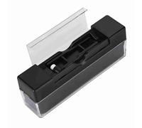 VBESTLIFE Limpiador de Discos de Vinilo, Cepillo Antiestático con Microfibra, Removedor de Polvo para Tocadiscos, Restauración de Ranuras para Eliminación de Polvo y Huellas Dactilares, Kit de