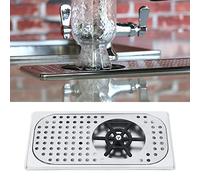 VBESTLIFE Limpiador de Tazas para Enjuagadora de Vidrio de té con Leche, Acero Inoxidable 201 de 114 Mm, Enjuague Rápido, Diseño Manos Libres para Cafetería, Cobre Chapado en Cinco Capas,