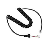V BESTLIFE Línea de Reemplazo de la Radio de Mano, Cable del Micrófono, Línea de Micrófono para MH-48A6J