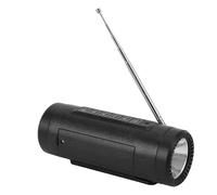 VBESTLIFE Linterna con Altavoz Bluetooth, Linterna Musical Bluetooth Multifuncional, Resistente Al Agua IPX5, Batería de 4000 MAh, para Acampar Al Aire Libre (Black)