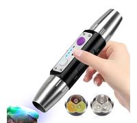 VBESTLIFE Linterna de Jade, Linterna de Piedras Preciosas Recargable de 6 LED, Luz de Evaluación de Jade, Lámpara Detectora de Diamantes de Joyería Súper Brillante