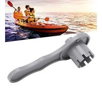 VBESTLIFE Llave de Válvula de Aire, Llave de Válvula de Aire en Espiral de 8 Dientes Multipropósito para Kayaks, Canoas, Botes Inflables