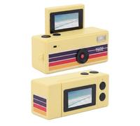 VBESTLIFE Llavero Cámara Digital 48MP 1080P HD, Pantalla Abatible Lente Gran Angular con Flash de Enfoque Automático de 180°, con Diseño CCD Retro para Viajes Al Aire Libre