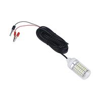VBESTLIFE Luz de Pesca, lámpara de luz de Pesca submarina LED Sumergible de 12V para Exteriores con Cable(luz Blanca) Foco Led Submarino 12V Atrapa Peces