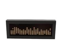 VBESTLIFE Luz de Ritmo de Espectro de Música con Control de Sonido y Doble Entrada, Pantalla de Frecuencia en Tiempo Real, para los Músicos de Juego Entusiastas de Hifi Studio Home Studio (Blanco