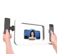 VBESTLIFE Luz de Teléfono Móvil para Grabación de Vídeo, Estabilizador de Mano, Anillo de Luz LED para Selfie de 3600mAh con Soporte para Teléfonos, para Vlog