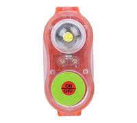 VBESTLIFE Luz del Chaleco Salvavidas, Batería De Litio CR14250 80mAh, Bombilla LED, Luz Automática(Naranja)