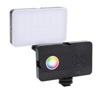 VBESTLIFE Luz LED para Cámara, Luz de Vídeo RGB, CRI 85+ 700Lux Brillo 2700-6500K, de Fotografía con Batería Recargable de 1800mAh