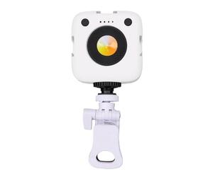VBESTLIFE Luz LED para Fotografía, Luz de Cámara Ajustable 3000K-6500K con Abrazadera para Teléfono para Grabación de Vídeo Transmisión en Vivo