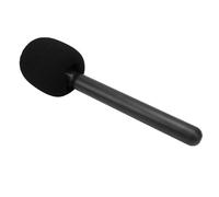 VBESTLIFE Mango de Micrófono con Esponja de Cancelación de Ruido, Agarre Ergonómico de Micrófono Inalámbrico para Micrófonos con Clip