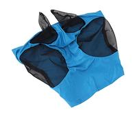 VBESTLIFE Máscara contra Moscas de Caballo con Orejas, Cubierta de Malla para la Cara, 60% de Protección UV, Tejido Transpirable para Montar en Senderos, Protector Facial Ecuestre Elástico y Cómodo