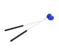 VBESTLIFE Mazos de Marimba de Hilo para Principiantes, 1 par con Asas de Fibra de Vidrio, Cabezal de Hilo Suave para Instrumentos de Percusión de bajo