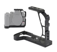 VBESTLIFE Media Jaula para Cámara para Cámaras sin Espejo Lumix S1R II/S1 II/S1 IIE, Jaula de Vídeo con Rosca de 1/4 Pulgadas y 3/8 Pulgadas para Estabilizador de Trípode