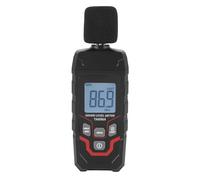 VBESTLIFE Medidor de Decibelio Digital, Medidor de Decibelio de Sonido de 30.0 a 130 Dba, Bloqueo de Valor Mínimo Máximo, Lector de Decibelios de Ruido Portátil para Hogar, Fábrica