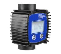 VBESTLIFE Medidor de Flujo de Agua con Pantalla Digital de Alta Precisión para Gasolina, Agua, Aceite, Líquido Químico, Rosca Interna de 1 Pulgada