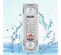 VBESTLIFE Medidor de Nivel de Líquido de Aceite, Resistencia a la Corrosión, Pantalla Intuitiva para Medición de Aceite, Vidrio de Aleación LS-3 (LS-3)