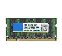 Vbestlife Memoria RAM DDR2 de 2 GB 667 MHz, rendimiento estable, memoria de alta velocidad, 200 pines, banco de memoria especial PC2-5300, para portátil, anticorrosión, resistente al desgaste