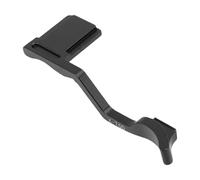 VBESTLIFE Metal Hot Shoe Thing Up Rint para la Mano para la Cámara XT50, Empuñadura del Pulgar con Cubierta de Zapatería Caliente, Accesorio de Fotografía (Black)