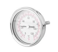 Vbestlife Metal Termómetro de Cuadrante Redondo Rango de Temperatura 0-120 ° C Medir para Temperatura en Hornos, Parrillas, etc.