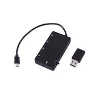 VBESTLIFE Micro USB OTG Charge HUB, 4 Puertos Micro USB Hub USB2.0 OTG Adaptador de Extensión Cable de Carga para Teléfono Inteligente, Tableta, para Android Y para Windows