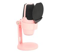 VBESTLIFE Micrófono de Condensador USB, Micrófono de Condensador para Computadora con Iluminación RGB, Kit de Micrófono de Podcast para Transmisión, Micrófono USB para Juegos para PC