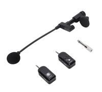 VBESTLIFE Micrófono de Instrumento Inalámbrico 2,4G, Receptor y Transmisor de Micrófono de Instrumentos Recargables, Micrófonos con Clip para Saxo Trompeta, Trombón