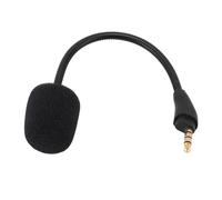 VBESTLIFE Micrófono de Juego de Repuesto para Cloud III, Micrófono Desmontable para Auriculares para Juegos, Enchufe Doblado Chapado en Oro de 3,5mm