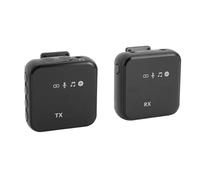 VBESTLIFE Micrófono Lavalier Inalámbrico con Transmisor, Sonido Cristalino, Alcance de 80m, Monitoreo en Tiempo Real, Batería de 18H, para Dispositivos iOS y USB C